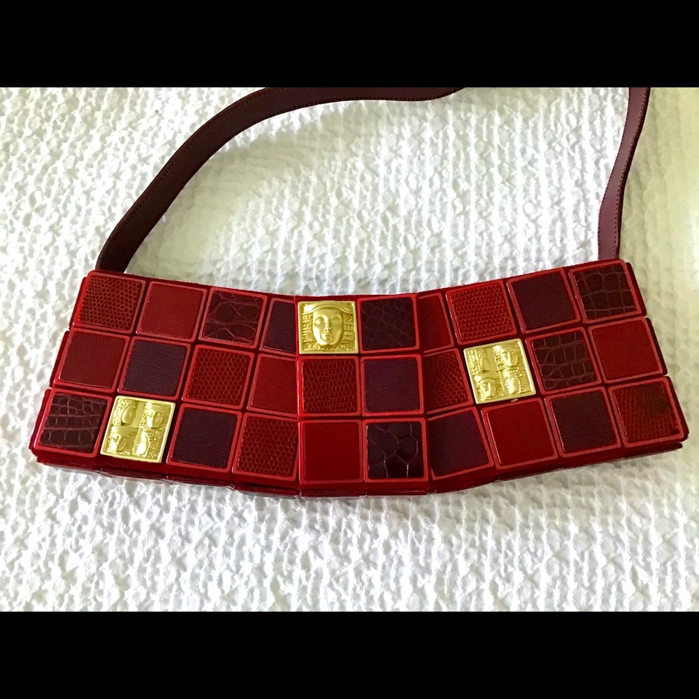 Barry Kieselstein Cord croc and lizard purse